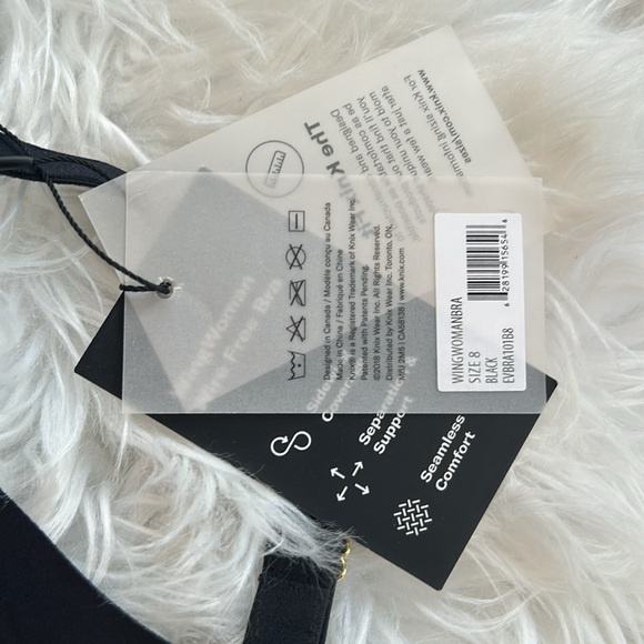 NWT Knix WingWoman Contour Bra Size 8 Wing Woman Black (2 for $75) 38DD, 40D - Picture 11 of 13